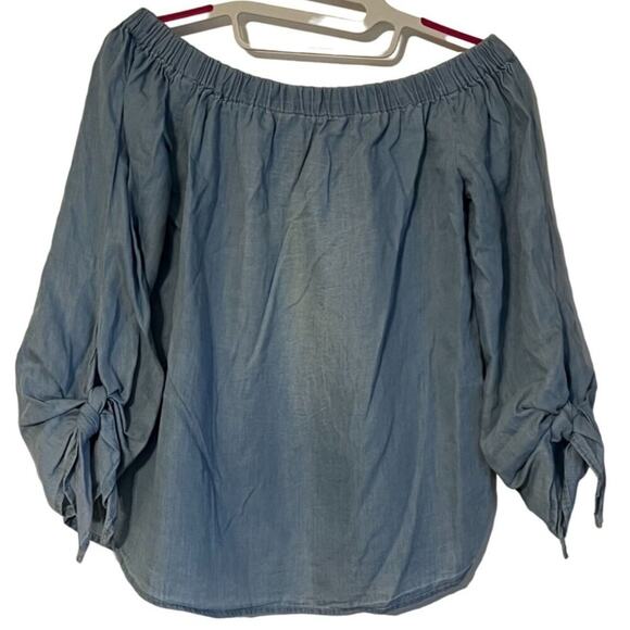 Style Envy Chambray Top Women's Size Medium Excellent very gently used condition - Picture 1 of 8